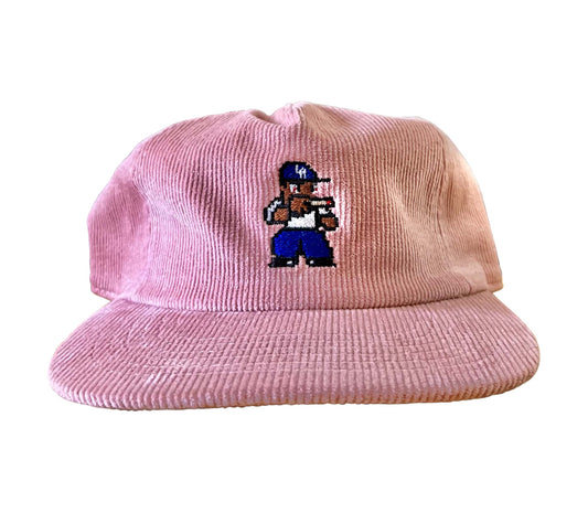 8-Bit Character Pink Corduroy Adjustable