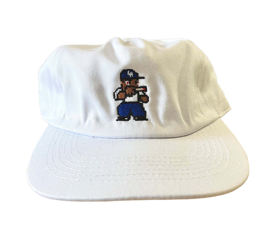 8-Bit Character White Snapback